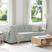 Trosjed Sofa Svijetlosiva 220x78x80 cm Baršun