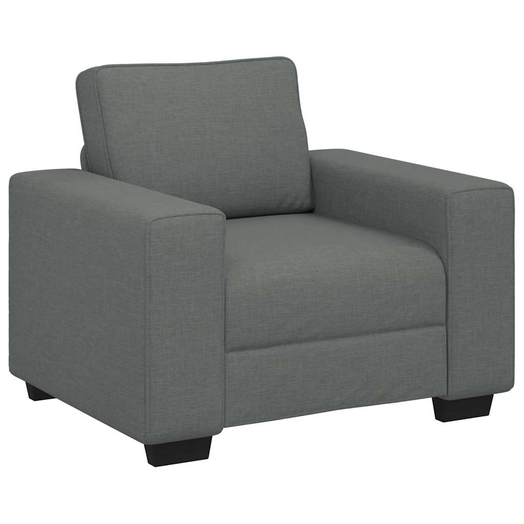 Sofa fotelja tamno siva 100x77x82 cm tkanina