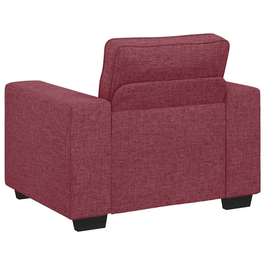 Sofa fotelja vino crvena 100x77x82 cm tkanina