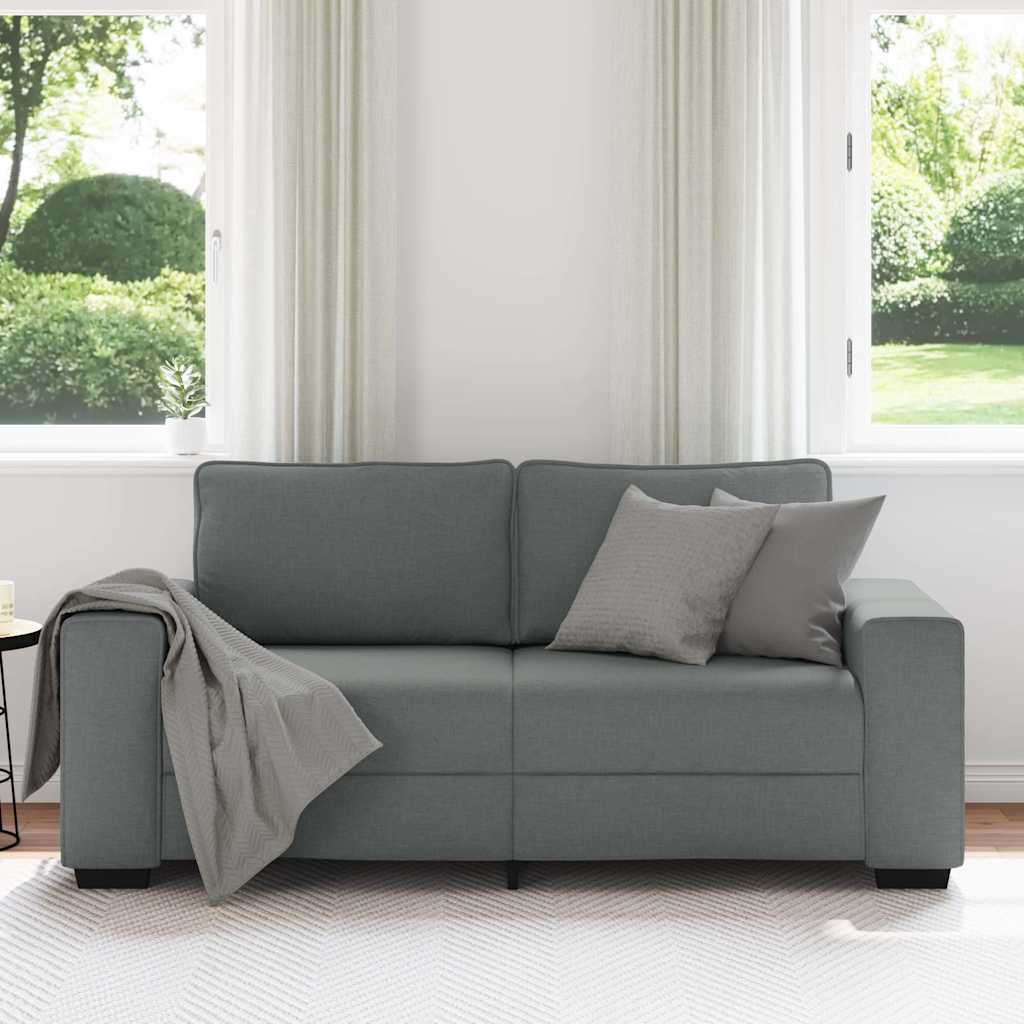 Dvosjed Sofa Tamno siva 180x77x82 cm Tkanina