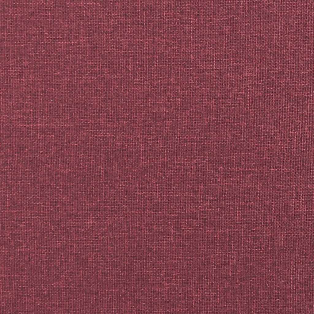 Dvosjed Kauč Vinsko Crvena 180x77x82 cm Tkanina