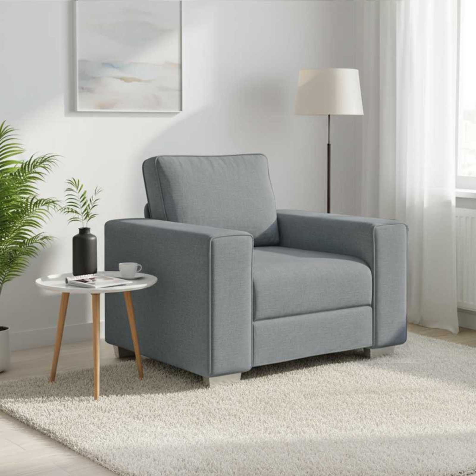 Sofa stolica Svjetlosiva 100 cm tkanina
