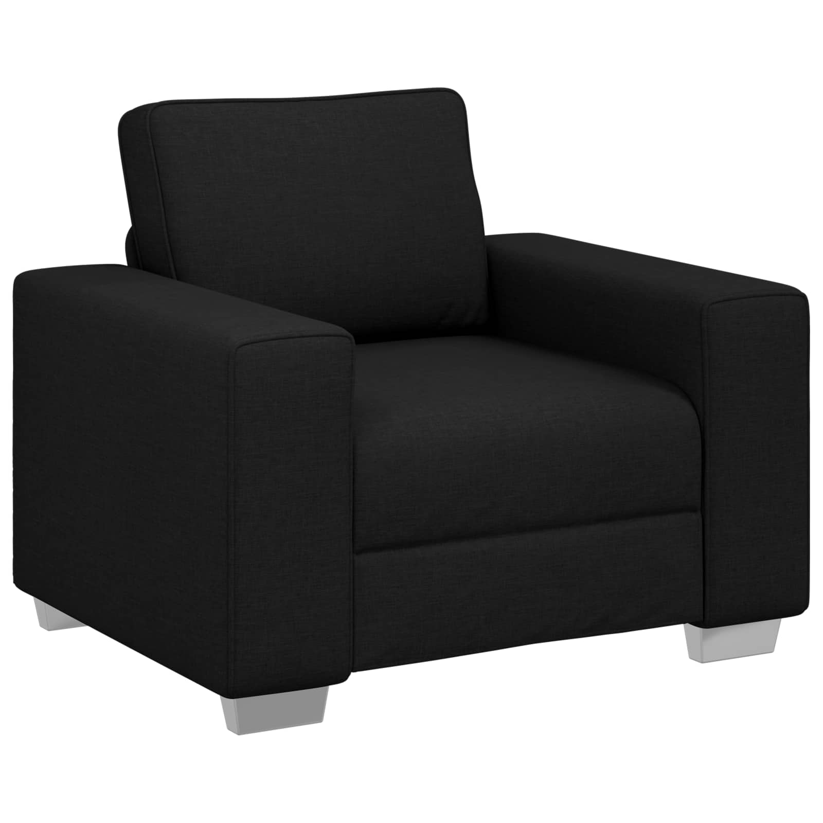 Sofa stolica Crna 100 cm tkanina
