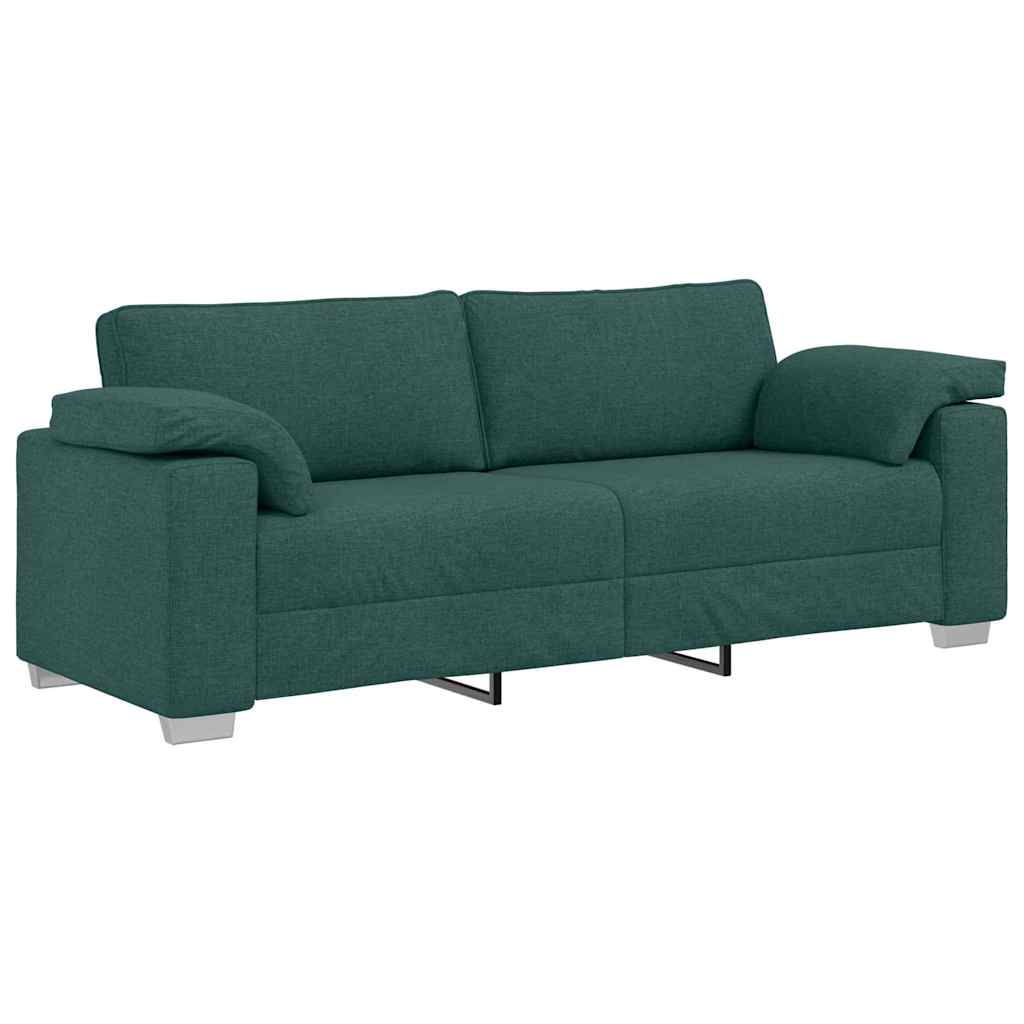 Sofa za 3 osobe Tamnozelena 220 cm tkanina