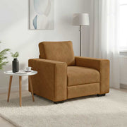 Sofa fotelja smeđa 100x77x82 cm baršun