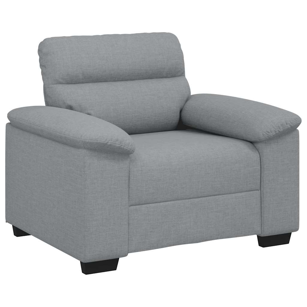 Sofa fotelja svijetlosiva 100x81x84 cm tkanina