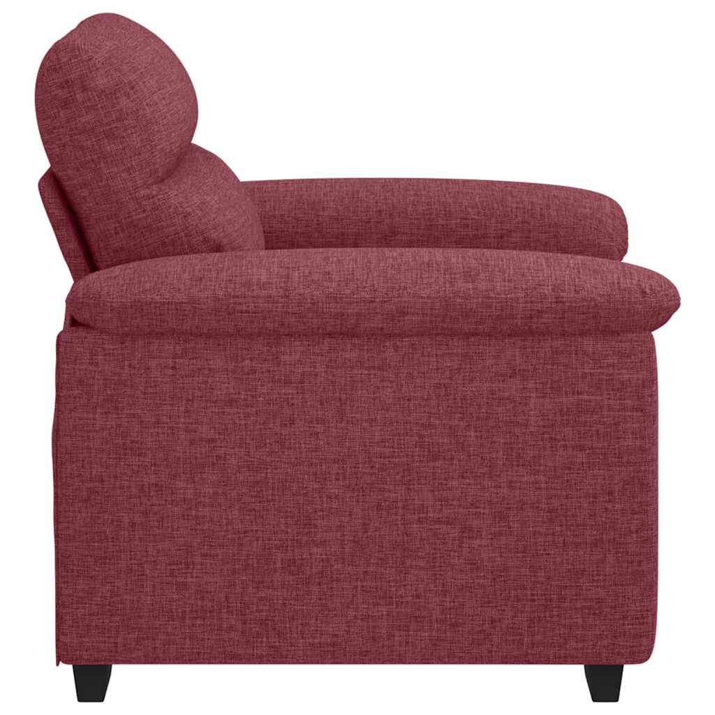 Sofa fotelja vino crvena 100x81x84 cm tkanina