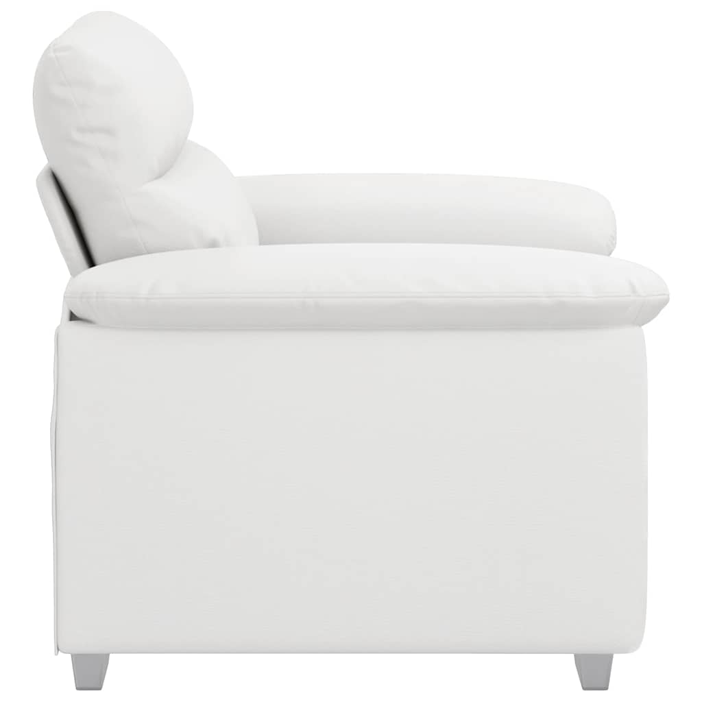 Sofa fotelja bijela 100x81x84 cm umjetna koža