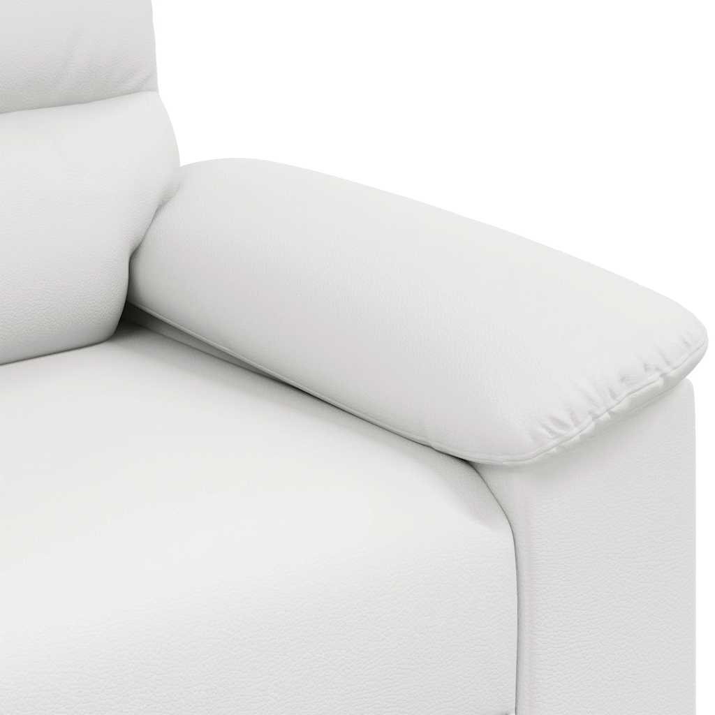 Sofa fotelja bijela 100x81x84 cm umjetna koža