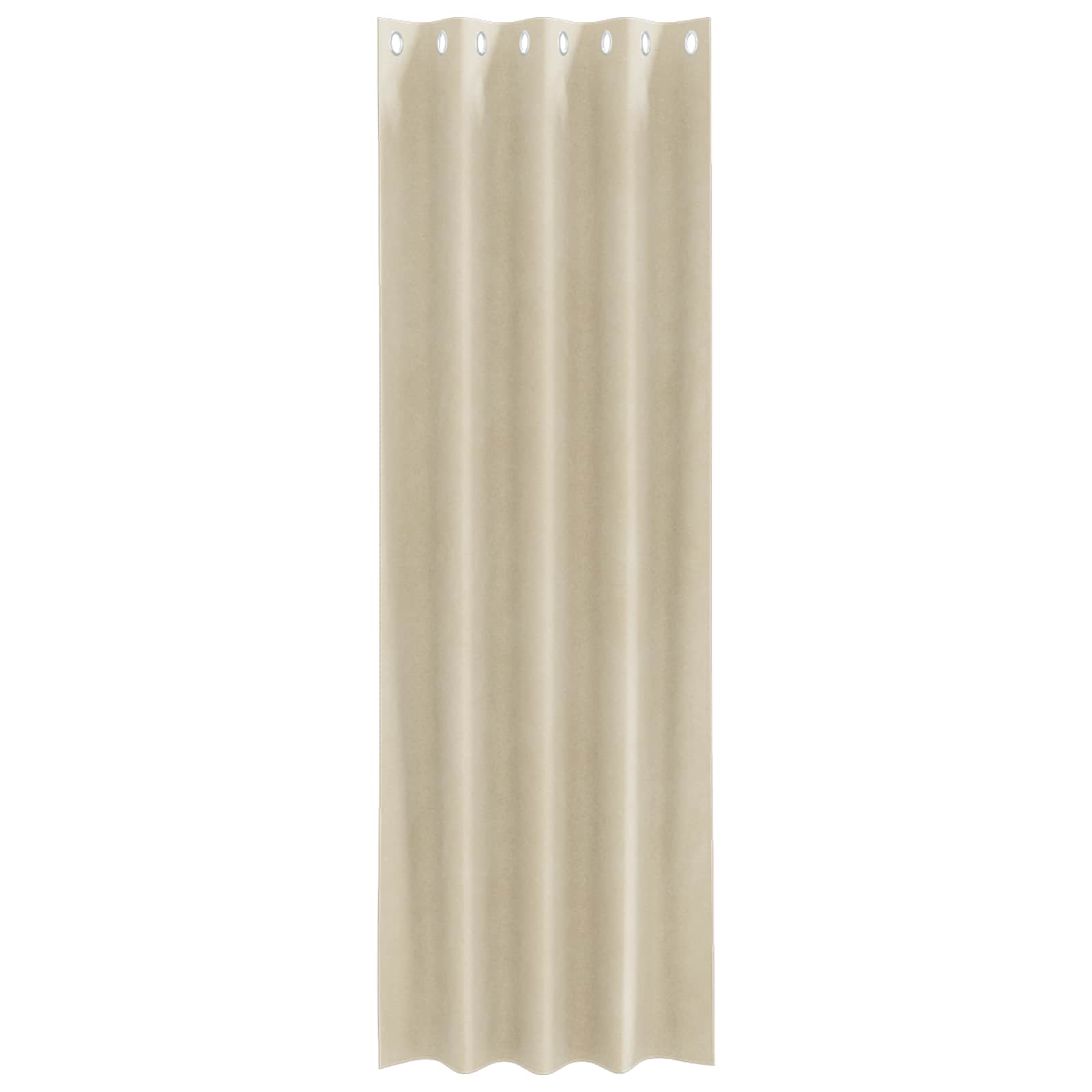 Zavjese za zamračivanje 2 pcs Krema 140 x 245 cm Baršun