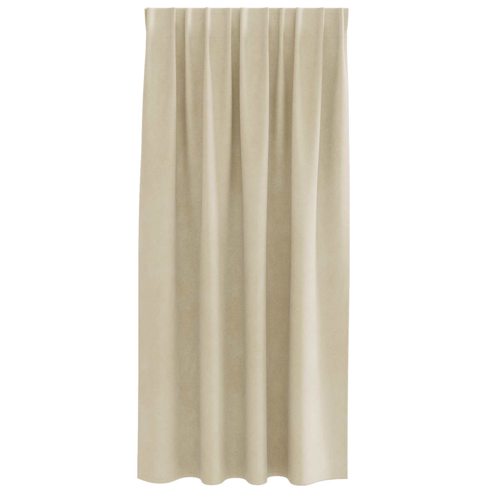 Zavjese za zamračivanje 2 pcs Krema 140 x 175 cm Baršun