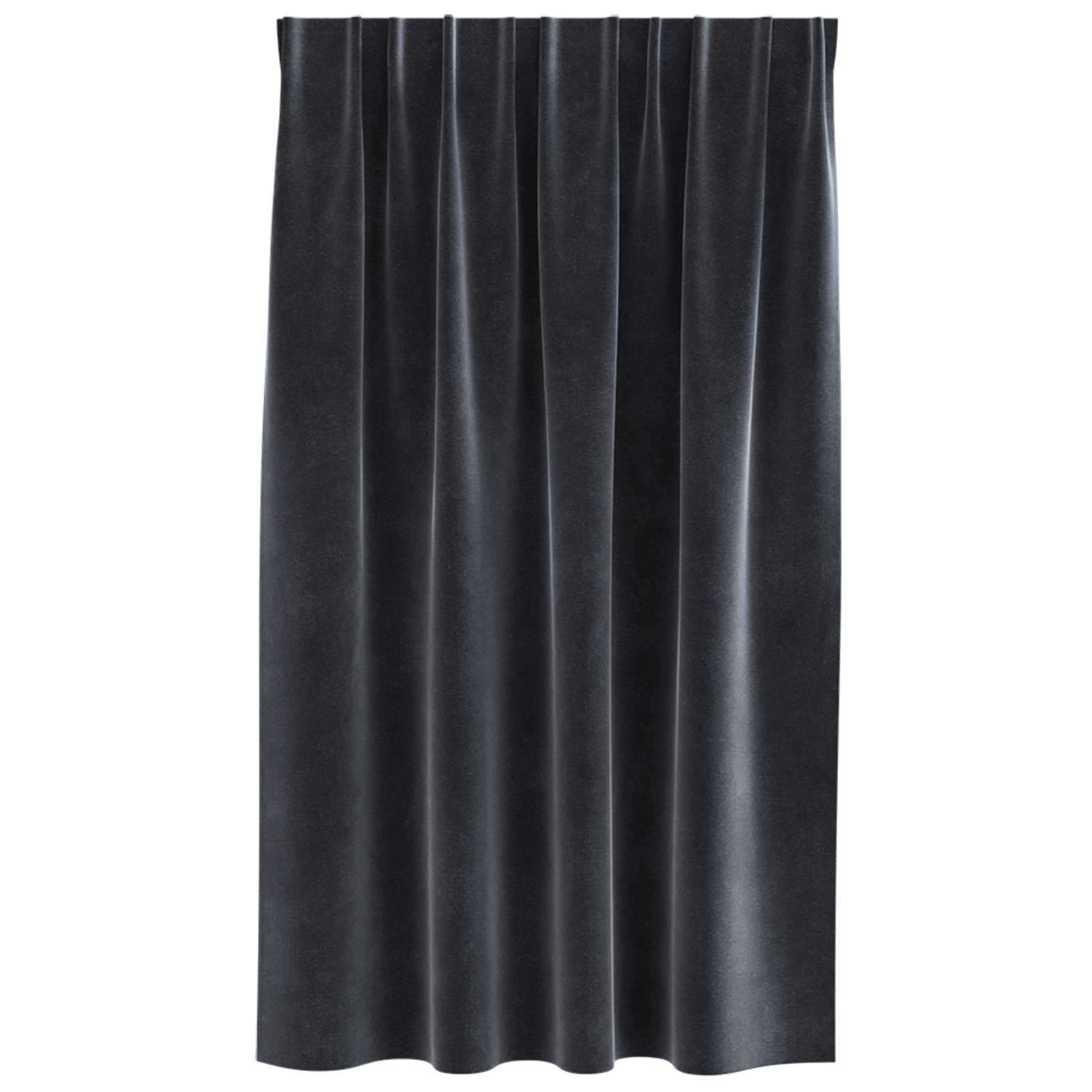 Zavjese za zamračivanje 2 pcs Tamno siva 140 x 140 cm Baršun