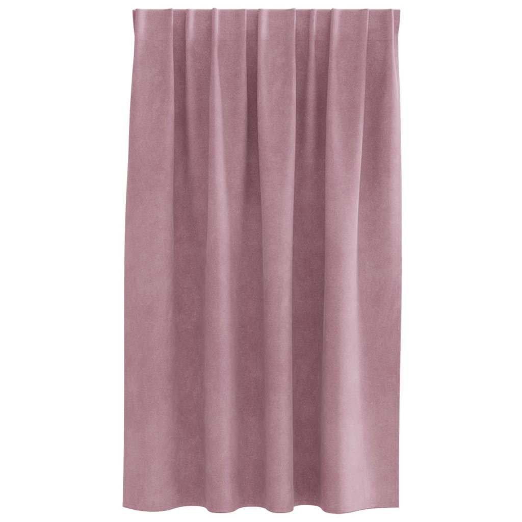 Zavjese za zamračivanje 2 pcs Tamno ružičasta 140 x 140 cm