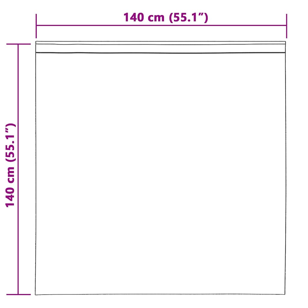 Zavjese za zamračivanje 2 pcs Tamno ružičasta 140 x 140 cm