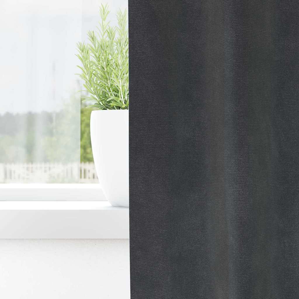 Zavjese za zamračivanje 2 pcs Svijetlo siva 140 x 140 cm Baršun