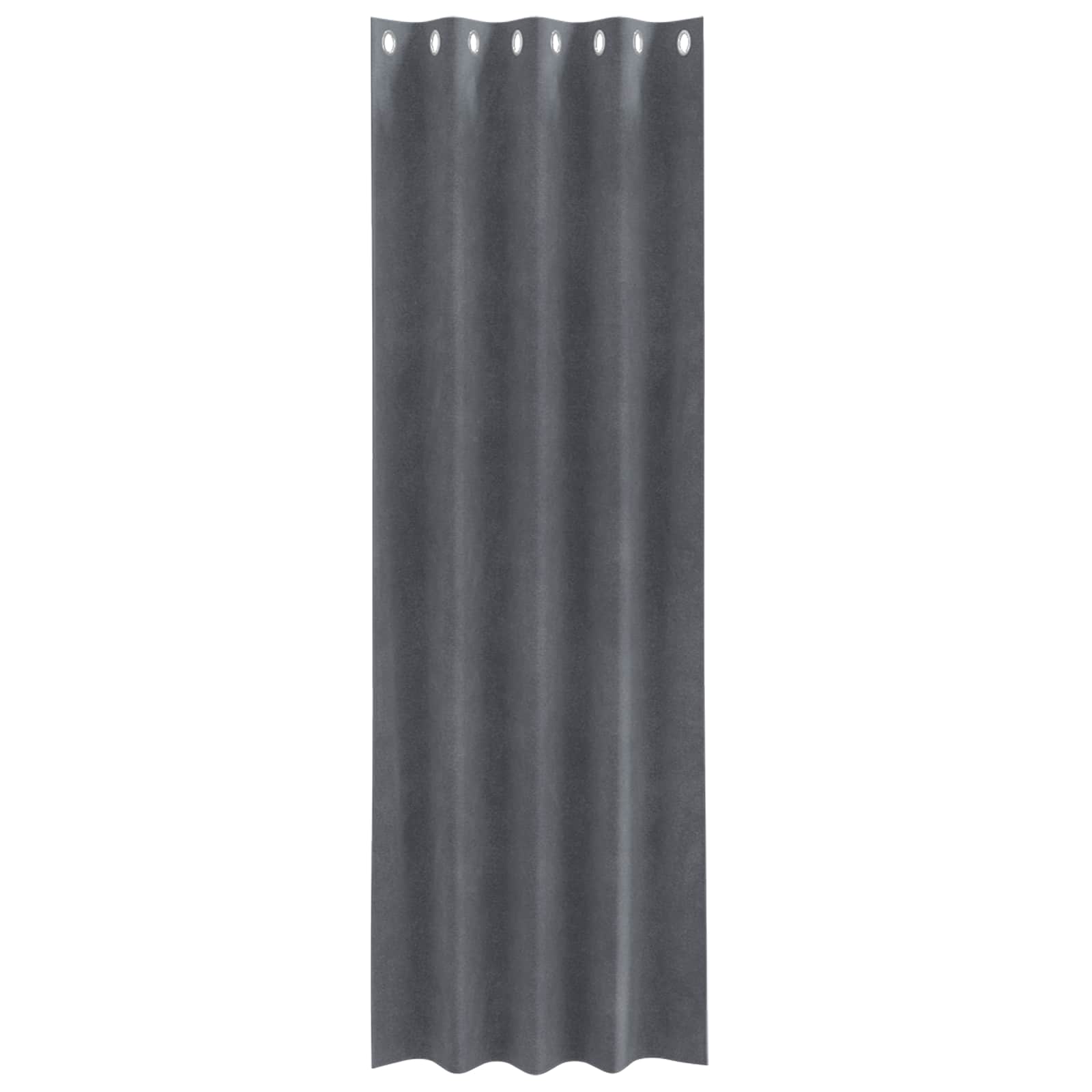 Zavjese za zamračivanje 2 pcs Svijetlo siva 140 x 225 cm Baršun