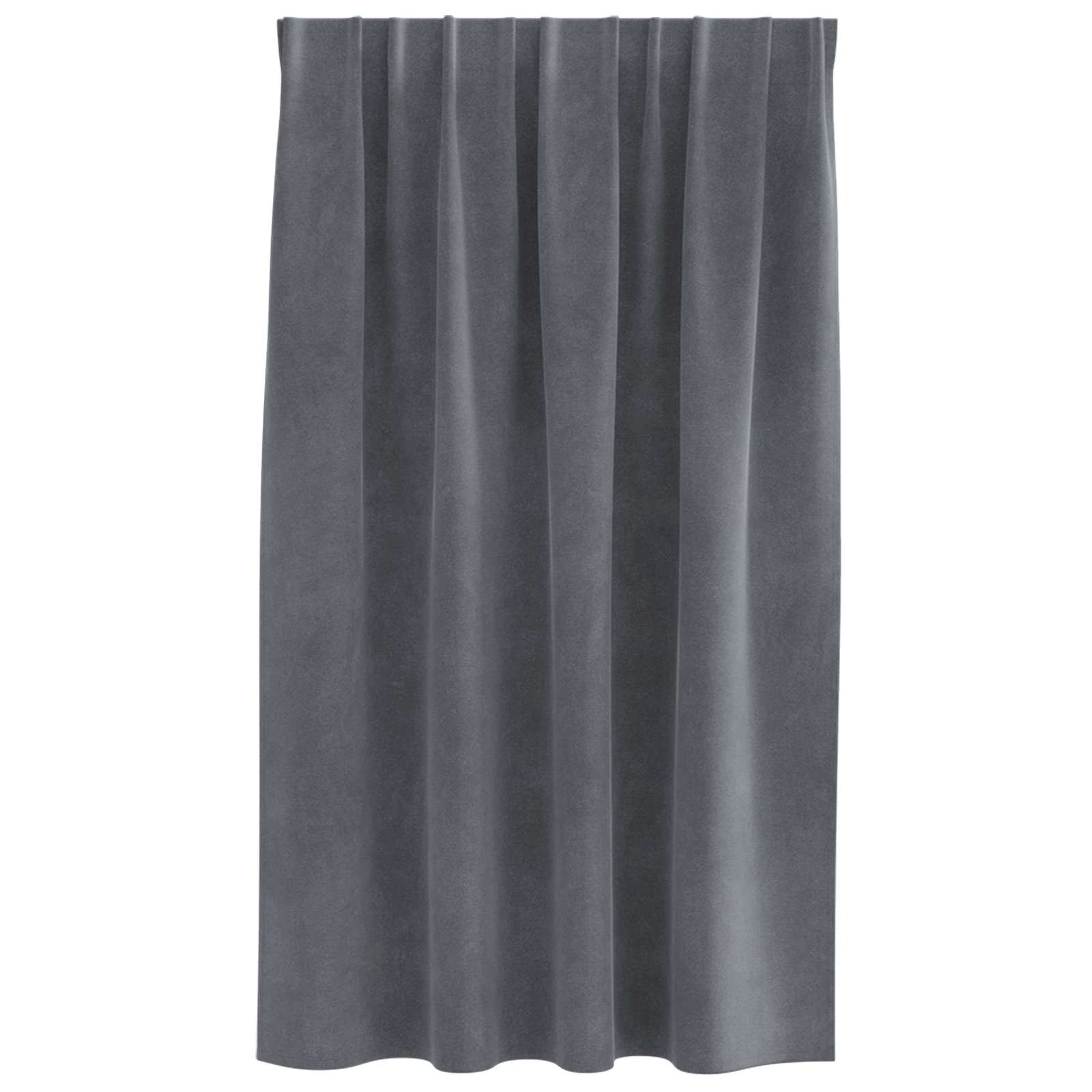 Zavjese za zamračivanje 2 pcs Svijetlo siva 140 x 140 cm Baršun