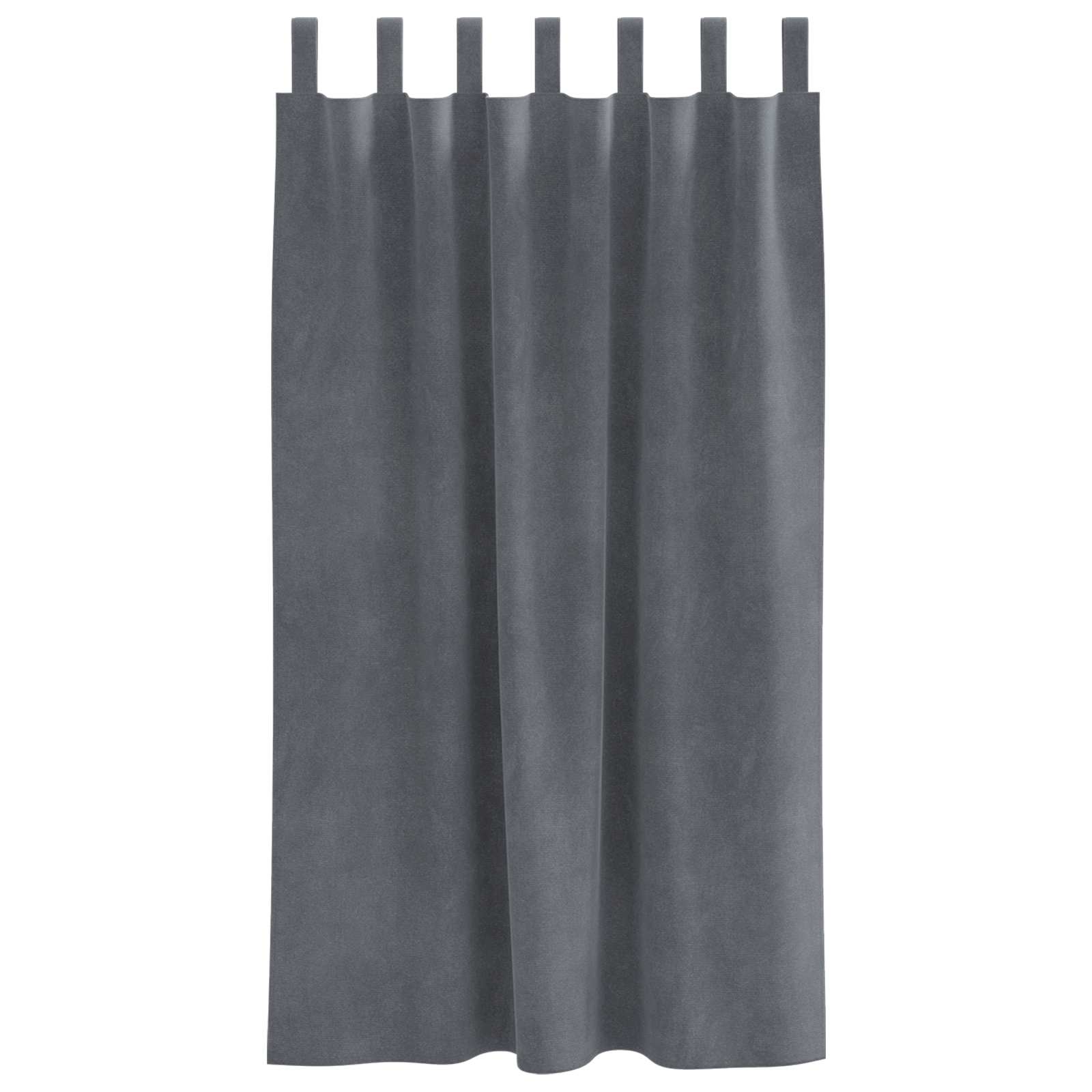 Zavjese za zamračivanje 2 pcs Svijetlo siva 140 x 175 cm Baršun