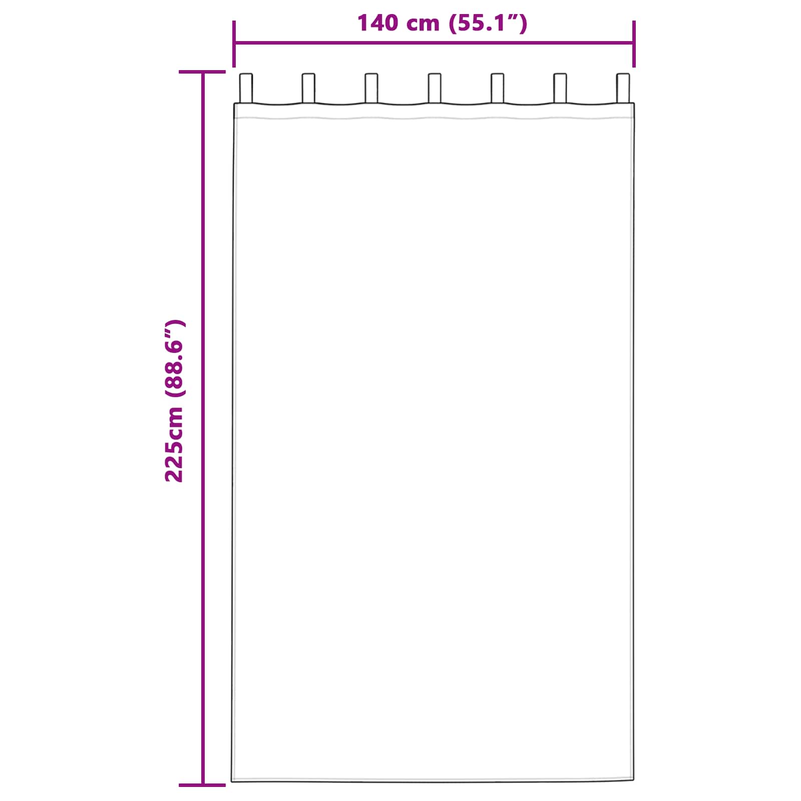 Zavjese za zamračivanje 2 pcs Svijetlo siva 140 x 225 cm Baršun