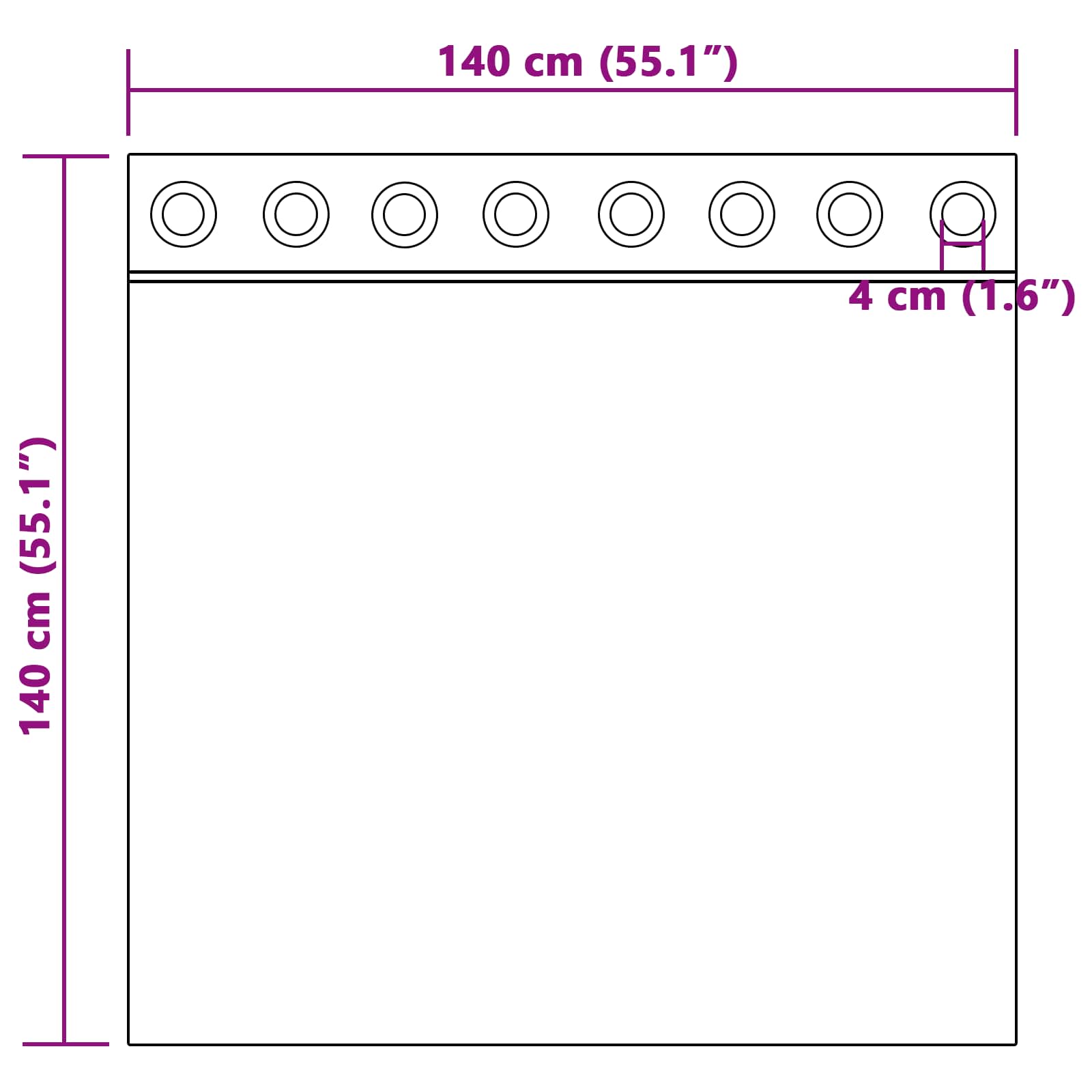 Zavjese za zamračivanje 2 pcs Vinska crvena 140 x 140 cm Baršun