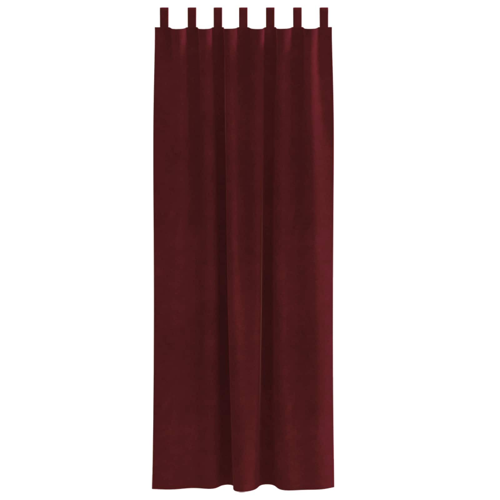 Zavjese za zamračivanje 2 pcs Vinska crvena 140 x 225 cm Baršun