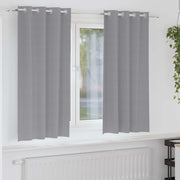 Zavjese za blackout s prstenovima 2 pcs Svijetlo siva