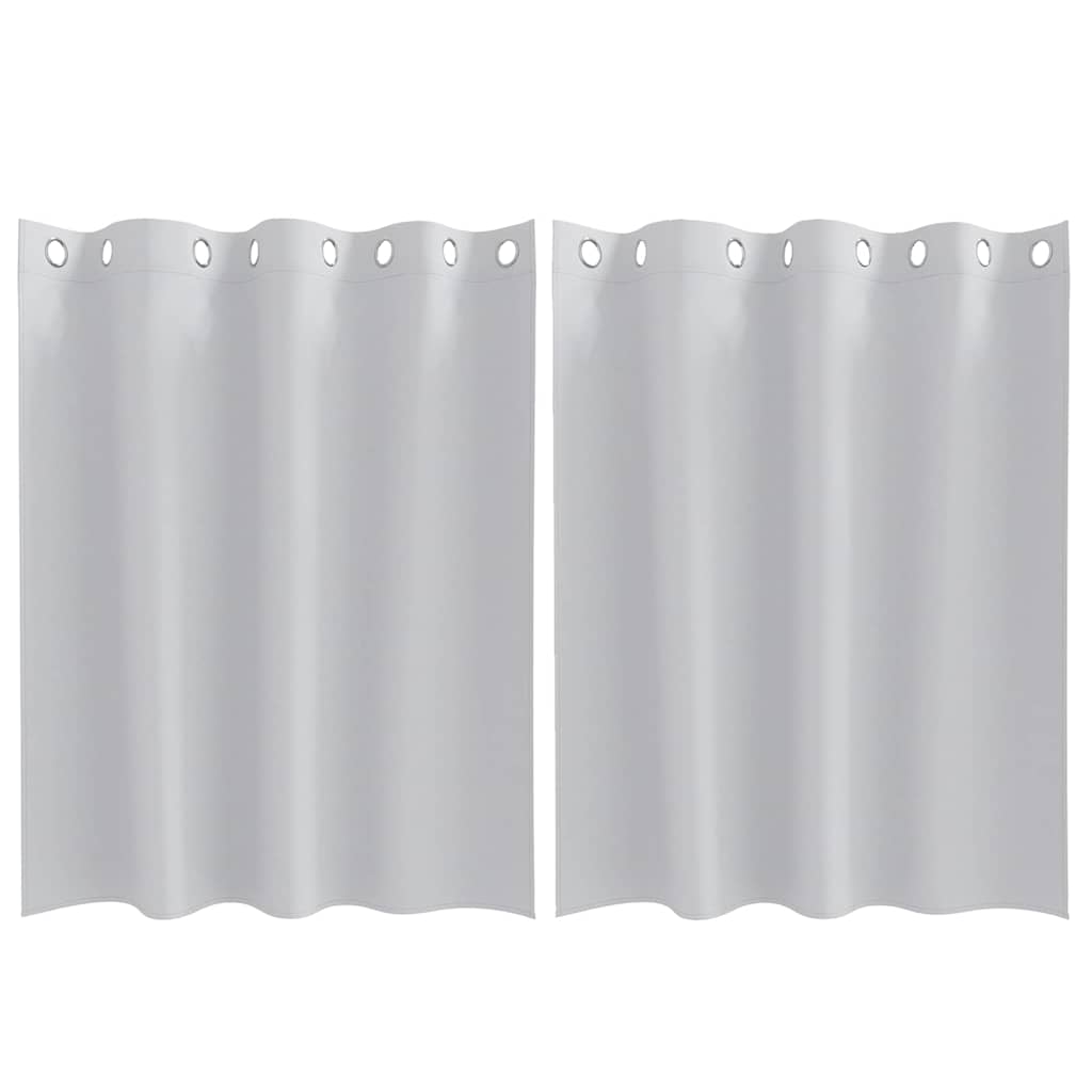 Zavjese za blackout s prstenovima 2 pcs Svijetlo Siva