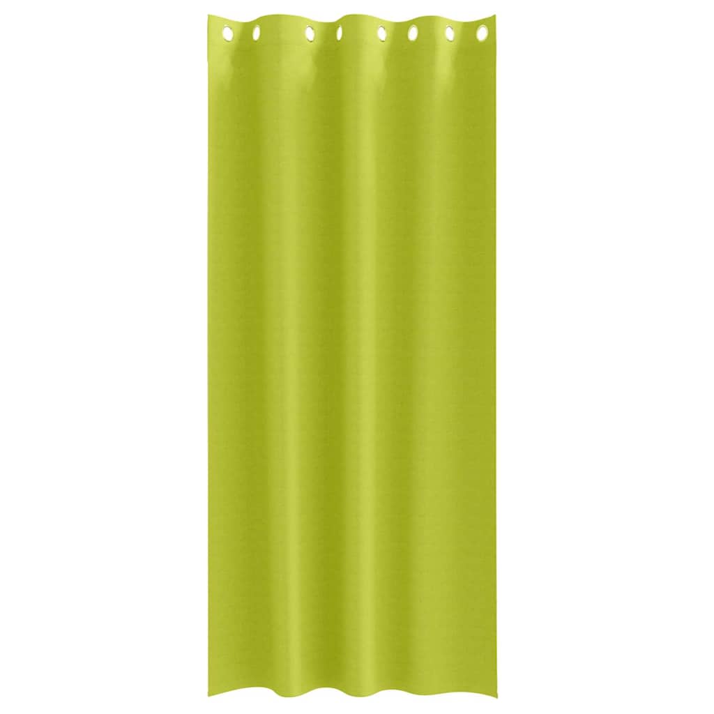 Zavjese za blackout s prstenovima 2 pcs Zelena 225 x 140 cm