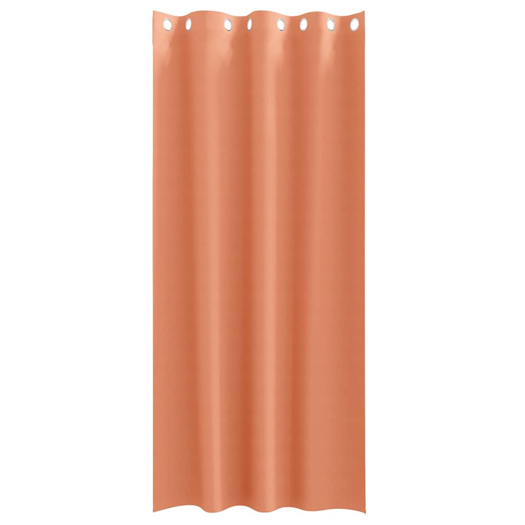 Zavjese za blackout s prstenovima 2 pcs Terakota 225 x 140 cm