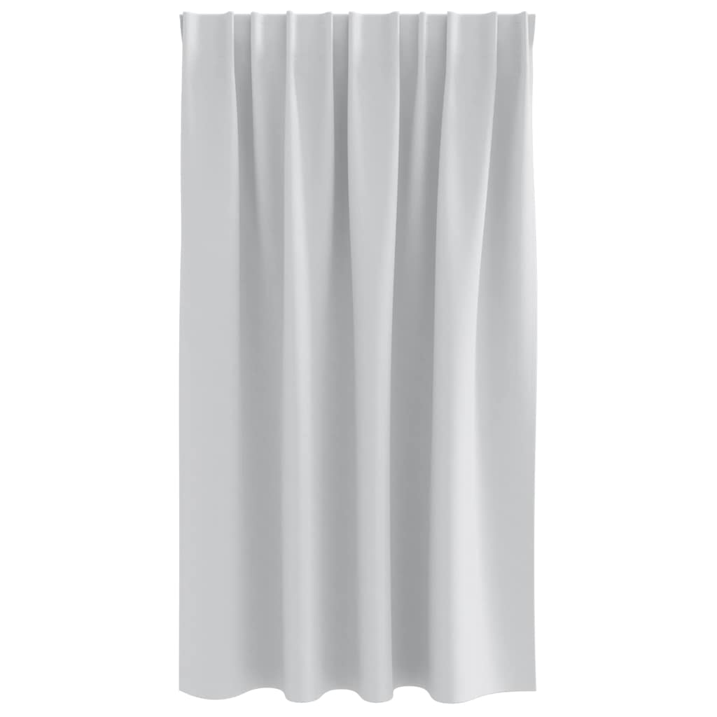 Zavjese za blackout s prstenovima 2 pcs Svijetlo Siva