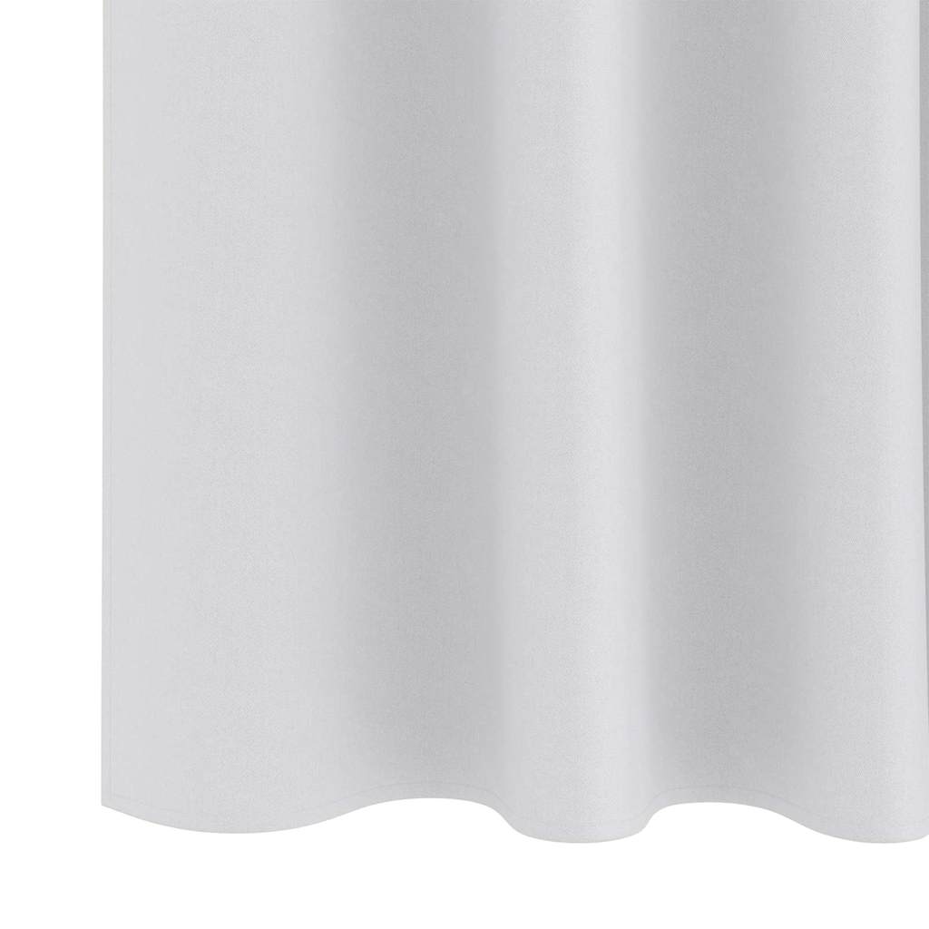 Zavjese za blackout s prstenovima 2 pcs Svijetlo siva