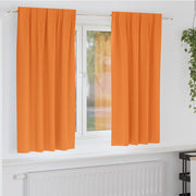 Zavjese za blackout s prstenovima 2 pcs Narančasta 175 x 140 cm