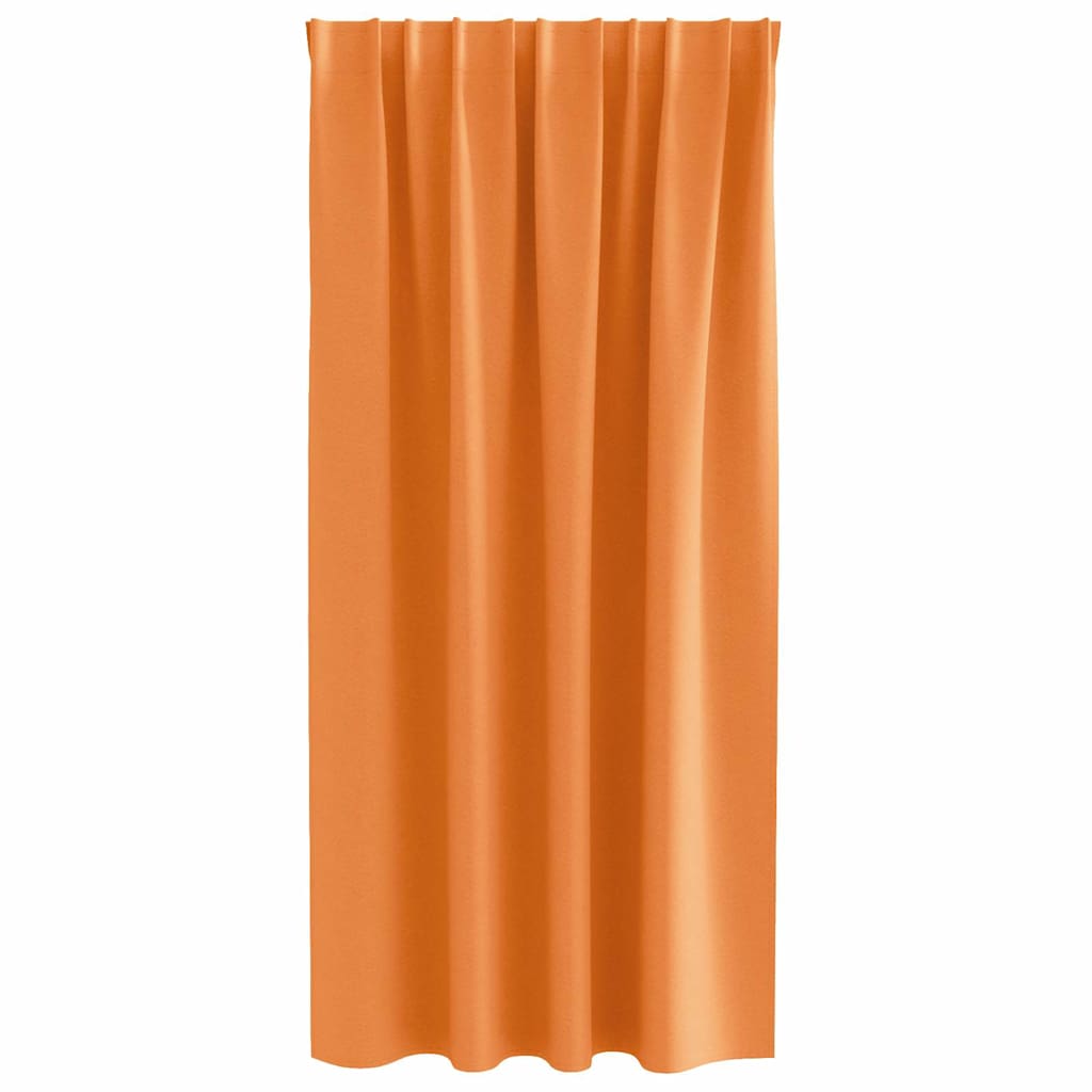 Zavjese za blackout s prstenovima 2 pcs Narančasta 175 x 140 cm