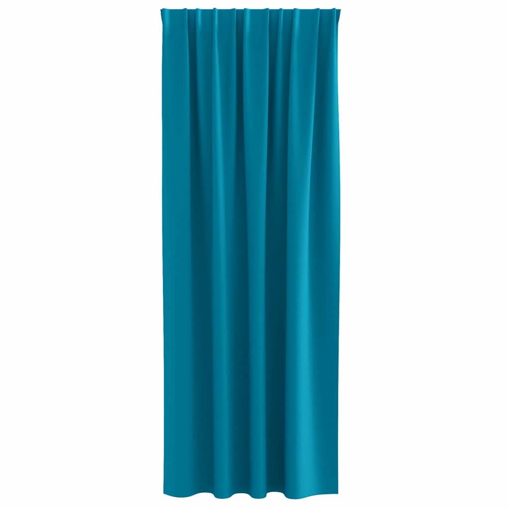 Zavjese za blackout s prstenovima 2 pcs Tirkizna 225 x 140 cm