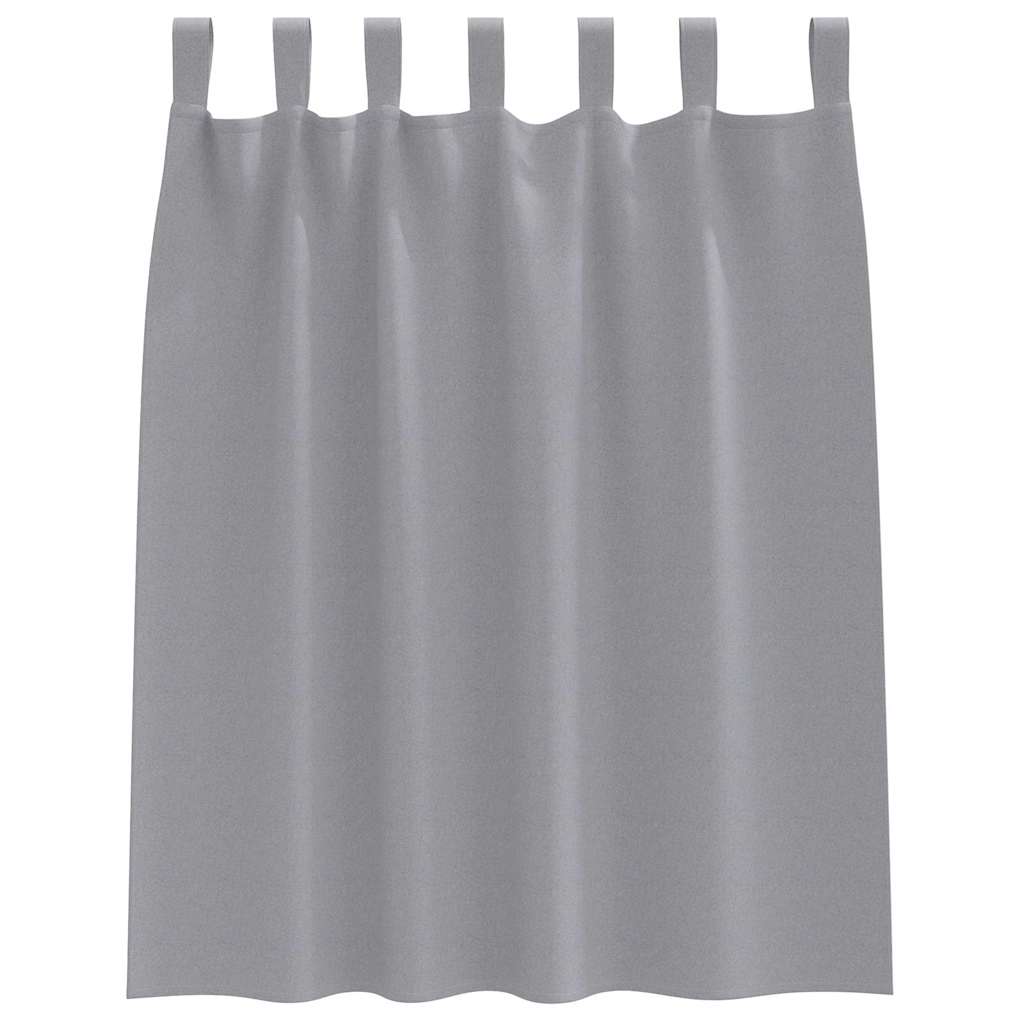Zavjese za blackout s prstenovima 2 pcs Svijetlo siva