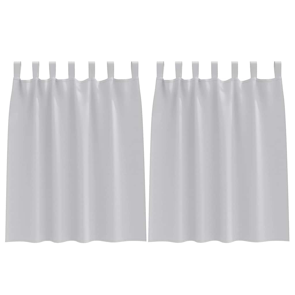 Zavjese za blackout s prstenovima 2 pcs Svijetlo siva