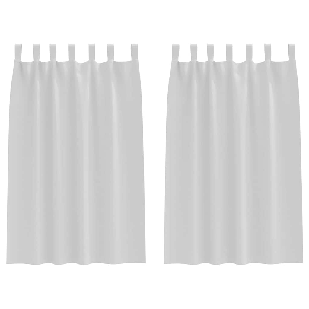 Zavjese za blackout s prstenovima 2 pcs Svijetlo Siva