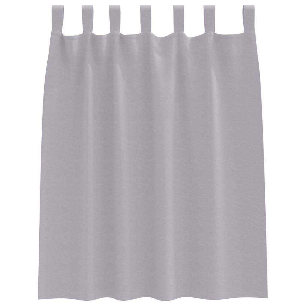 Zavjese za blackout s prstenovima 2 pcs Metalna Siva