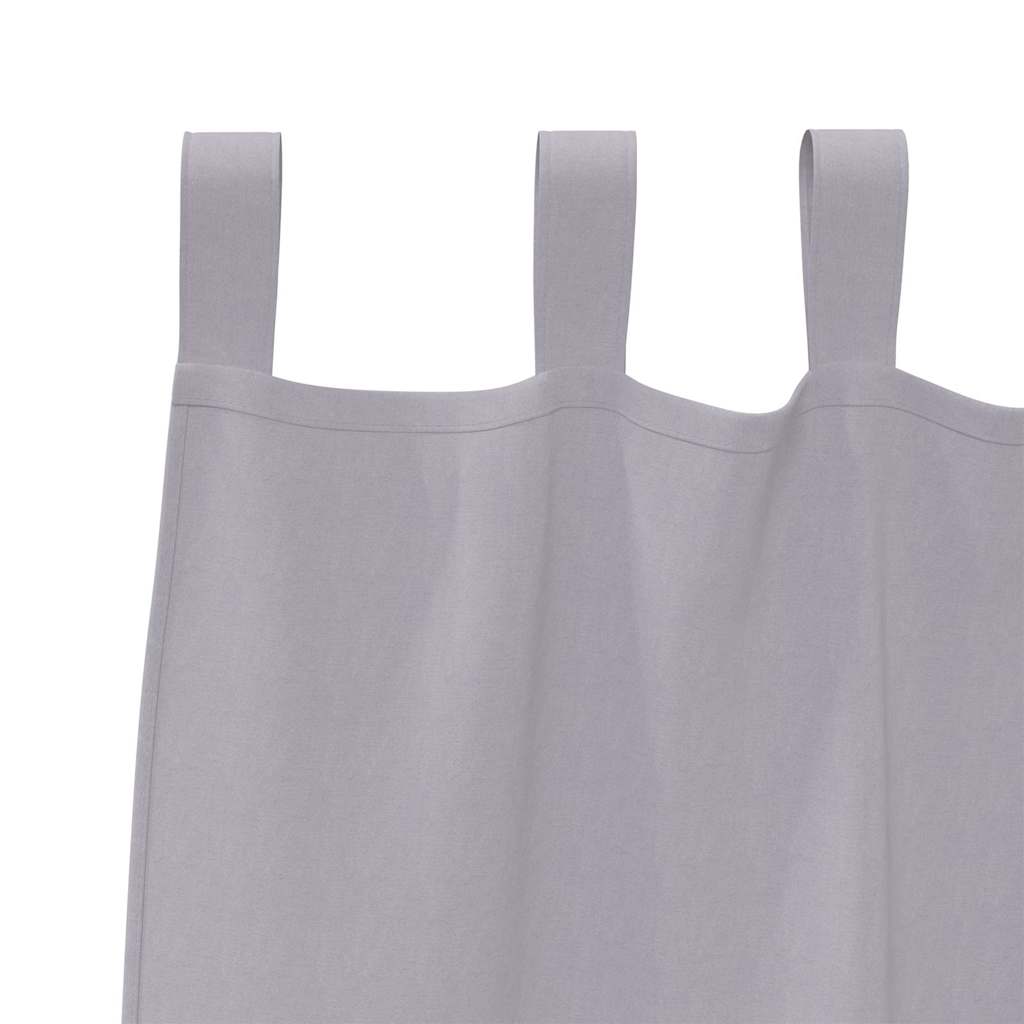 Zavjese za blackout s prstenovima 2 pcs Metalna Siva