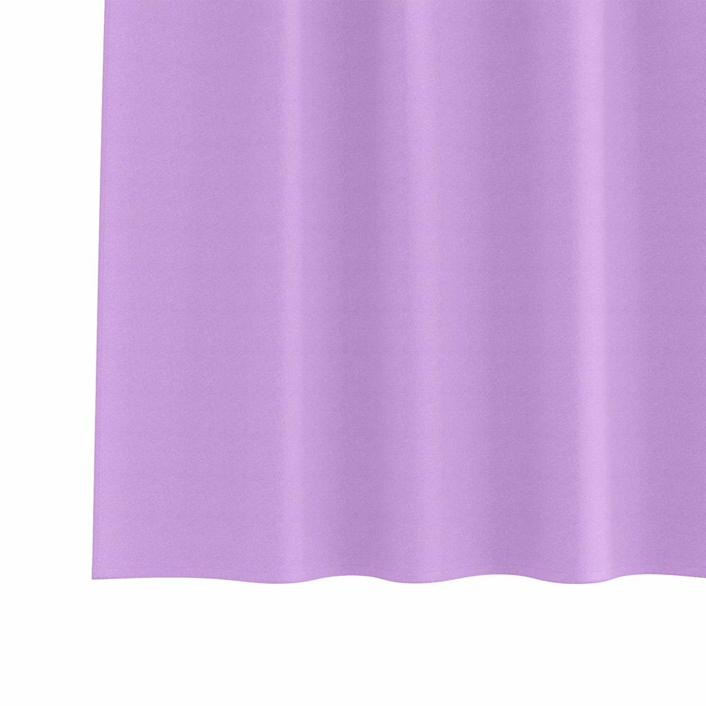 Zavjese za blackout s prstenovima 2 pcs Ljubičasta 175 x 140 cm