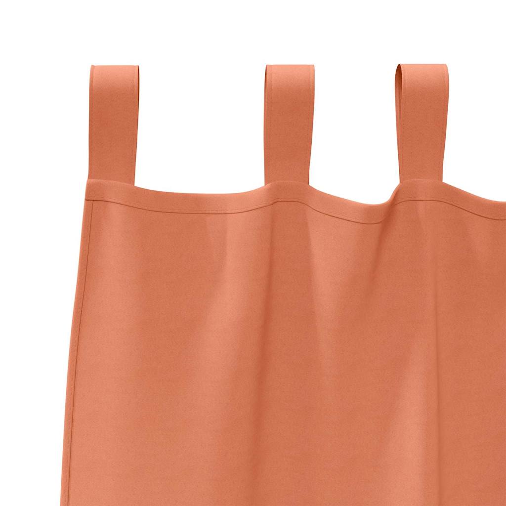 Zavjese za blackout s prstenovima 2 pcs Terakota 140 x 140 cm