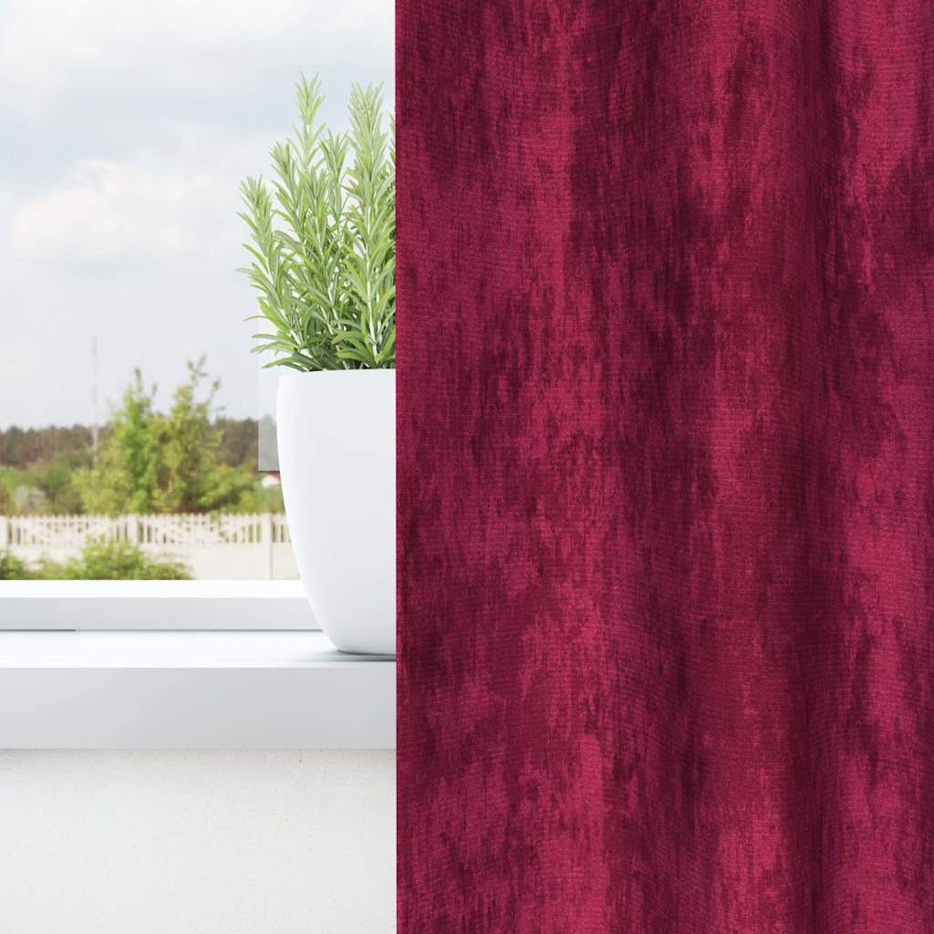 Baršunaste zavjese 2 pcs Vinska crvena 140 x 140 cm Baršun