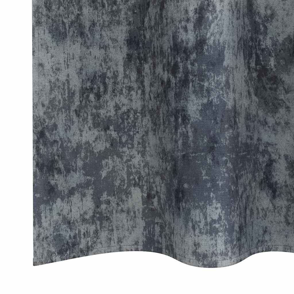 Baršunaste zavjese 2 pcs Srebrno Siva 140 x 140 cm Baršun