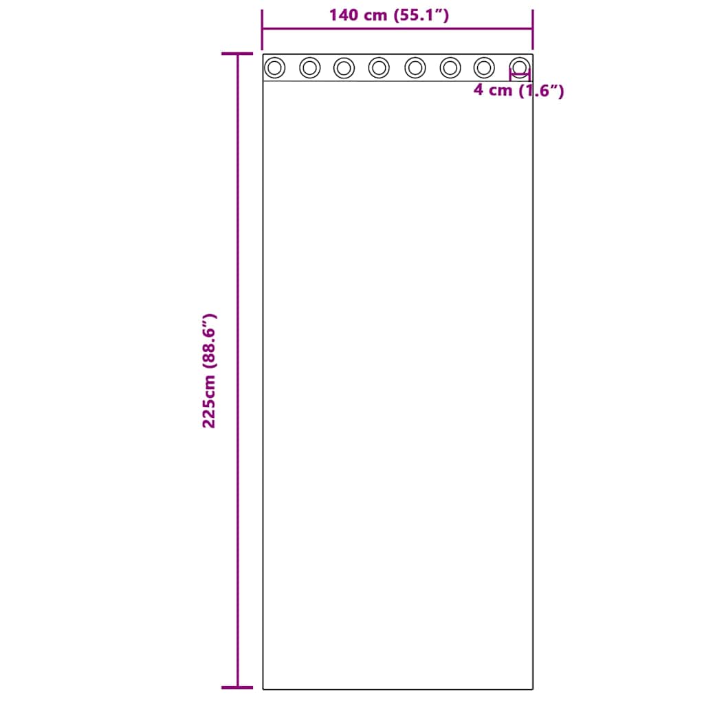 Baršunaste zavjese sa zavjesama 2 pcs Smeđa 225 x 140 cm Baršun