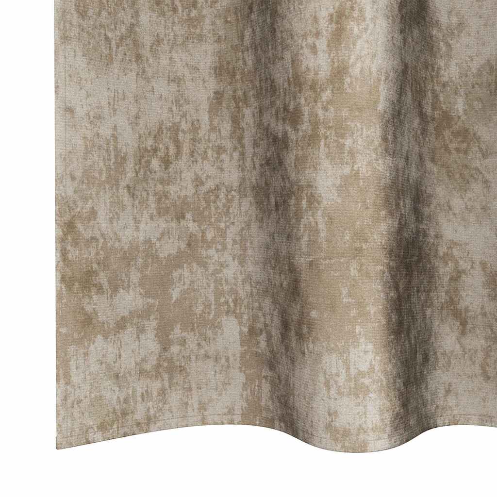 Baršunaste zavjese 2 pcs Šampanjca 140 x 140 cm Baršun
