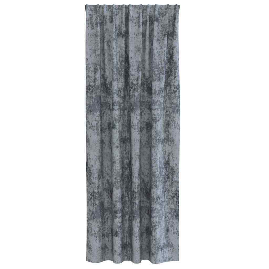 Baršunaste zavjese 2 pcs Srebrno Siva 225 x 140 cm Baršun