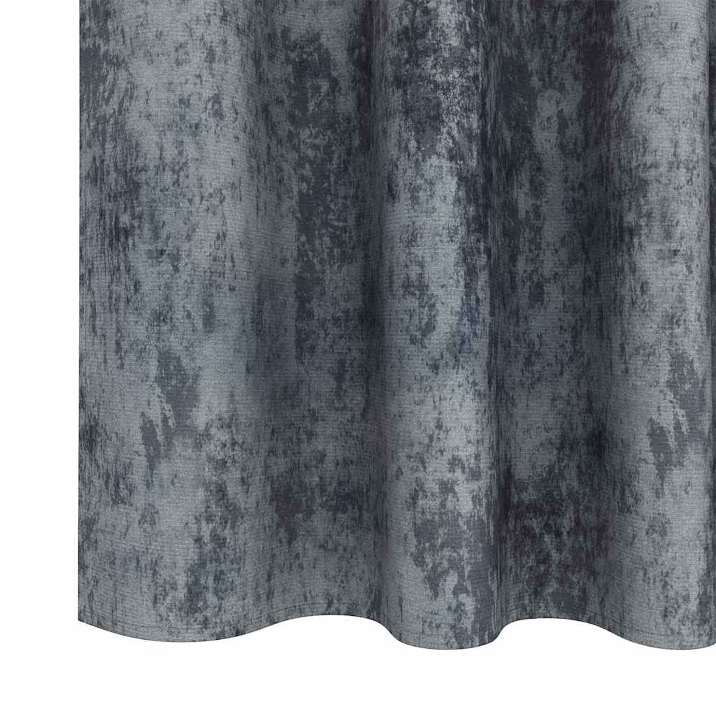 Baršunaste zavjese 2 pcs Srebrno Siva 245 x 140 cm Baršun