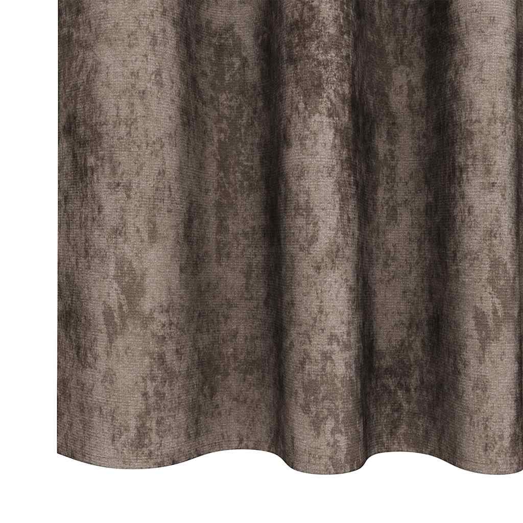 Baršunaste zavjese 2 pcs Boja cappuccina 245 x 140 cm Baršun