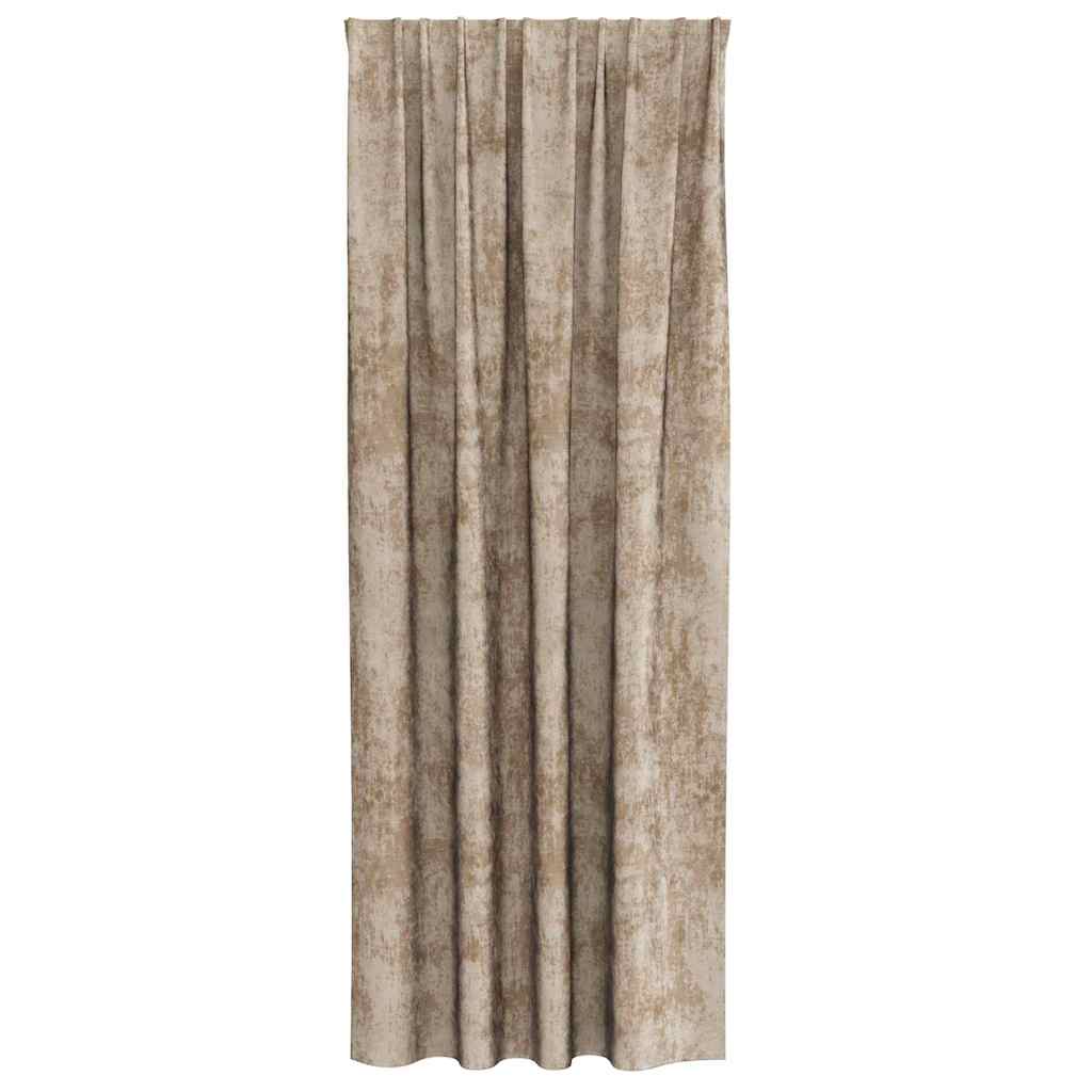 Baršunaste zavjese 2 pcs Šampanjca 260 x 140 cm Baršun