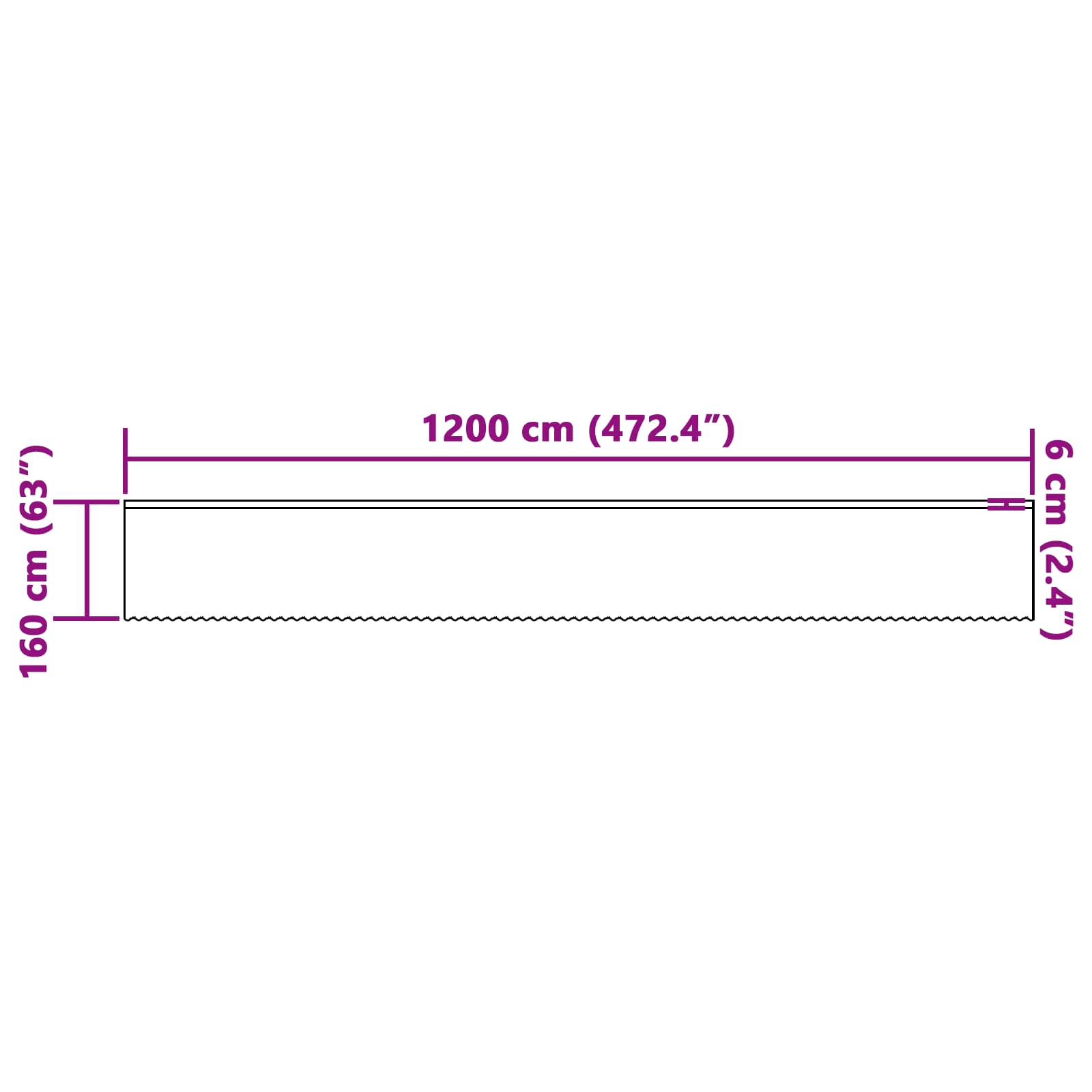 Čipkasta zavjesa sa zavjesama Bijelo 160 x 1200 cm Poliester
